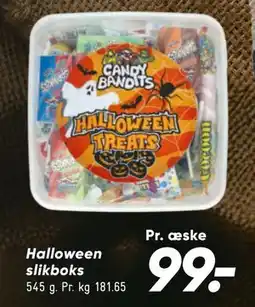 Bilka Halloween slikboks, DKK 99 tilbud