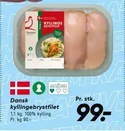 Bilka Dansk kyllingebrystfilet, DKK 99 tilbud