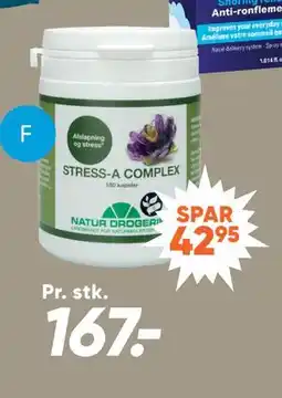 Bilka Natur Drogeriet Stress A kaspler, DKK 167 tilbud