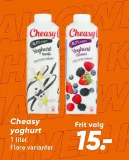 Bilka Cheasy yoghurt, DKK 15 tilbud
