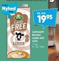 Bilka Laktosefri Barista mælk drik 3,5%, DKK 19.95 tilbud