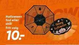 Bilka Halloween fad eller skål, DKK 10 tilbud