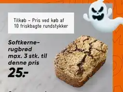 Bilka Soft kerne rugbrød, DKK 25 tilbud