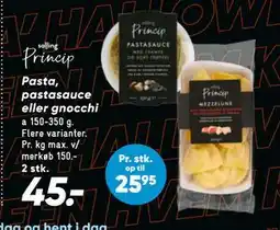 Bilka Pasta, pastasauce eller gnocchi, DKK 45 tilbud