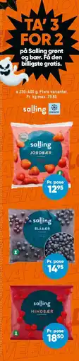 Bilka TA’ 3 FOR 2 på Salling grønt og bær tilbud