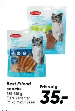 Bilka Best Friend snacks, DKK 35 tilbud