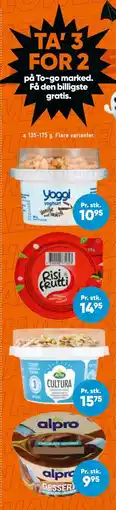 Bilka TA’ 3 FOR 2 på To-go marked tilbud