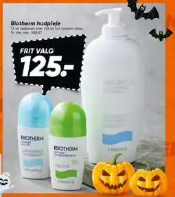 Bilka Biotherm hudpleje, DKK 125 tilbud