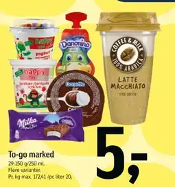 Føtex To-go marked, DKK 5 tilbud