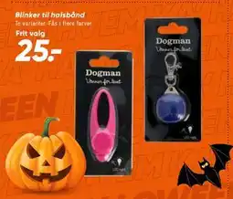 Bilka Blinker til halsbånd, DKK 25 tilbud