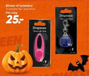 Bilka Blinker til halsbånd, DKK 25 tilbud