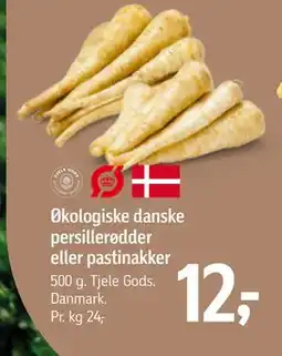 Føtex Økologiske danske persillerødder eller pastinakker, DKK 12 tilbud
