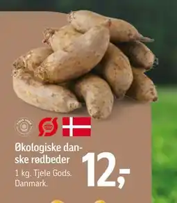 Føtex Økologiske danske rødbeder, DKK 12 tilbud