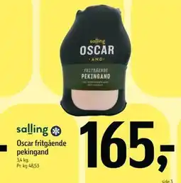 Føtex Oscar fritgående pekingand, DKK 165 tilbud