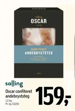 Føtex Oscar confiteret andebryststeg, DKK 159 tilbud