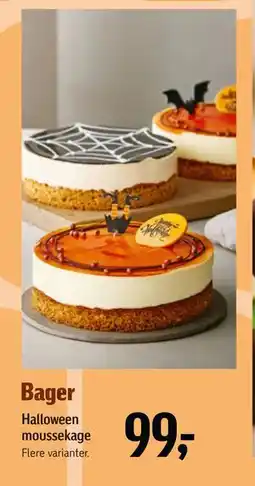 Føtex Halloween moussekage, DKK 99 tilbud
