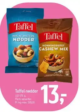 Føtex Taffel nødder, DKK 13 tilbud