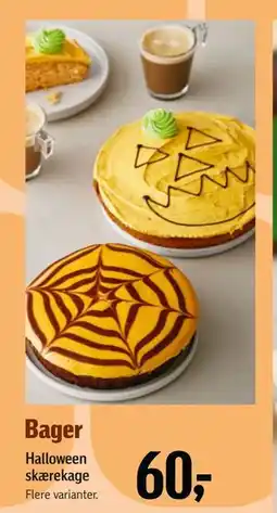 Føtex Halloween skærekage, DKK 60 tilbud