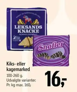 Føtex Kiks- eller kagemarked, DKK 16 tilbud