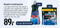 Føtex Neophos maskinopvask, DKK 89 tilbud