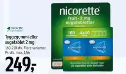 Føtex Tyggegummi eller sugetablet 2 mg, DKK 249 tilbud