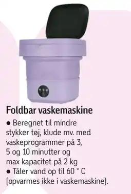 Føtex Foldbar vaskemaskine, DKK 199 tilbud