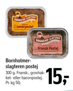 Føtex Bornholmerslagteren postej, DKK 15 tilbud