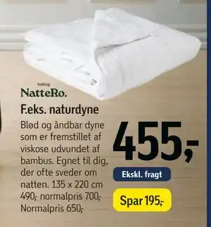 Føtex naturdyne tilbud