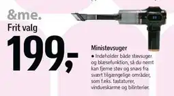 Føtex Ministøvsuger, DKK 199 tilbud