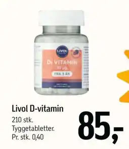 Føtex Livol D-vitamin, DKK 85 tilbud