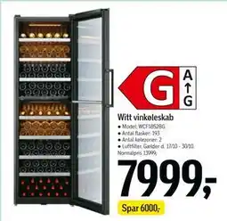 Føtex Witt vinkøleskab, DKK 7999 tilbud