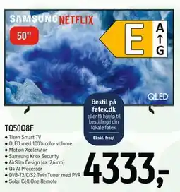 Føtex SAMSUNG TQ50Q8F, DKK 4333 tilbud
