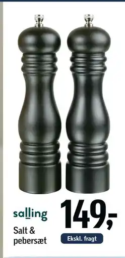 Føtex Salt & pebersæt, DKK 149 tilbud