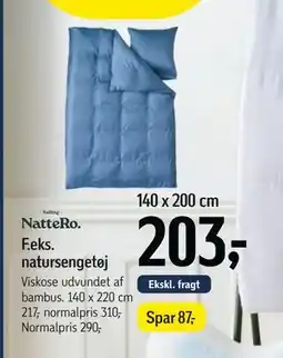Føtex natursengetøj tilbud