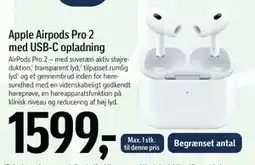 Føtex Apple Airpods Pro 2 med USB-C opladning, DKK 1599 tilbud