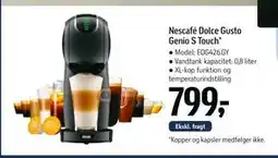 Føtex Nescafé Dolce Gusto Genio S Touch, DKK 799 tilbud