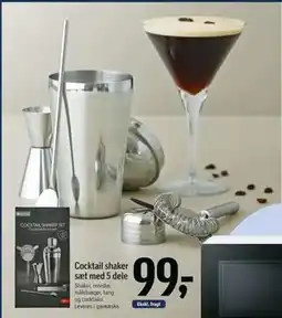 Føtex Cocktail shaker sæt med 5 dele, DKK 99 tilbud