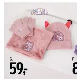 Føtex Hue- og handskesæt eller halsedisse med kendte figurer, DKK 59 tilbud