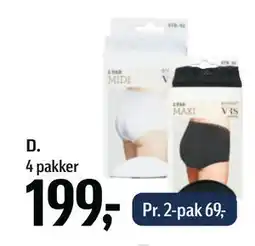 Føtex Trusser, DKK 199 tilbud