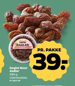 Netto Deglet Nour dadler, DKK 39 tilbud