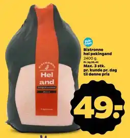 Netto Bistronne hel pekingand, DKK 49 tilbud