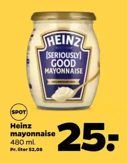 Netto Heinz mayonnaise, DKK 25 tilbud