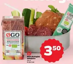 Netto ØGO økologisk æblejuice, DKK 3.5 tilbud