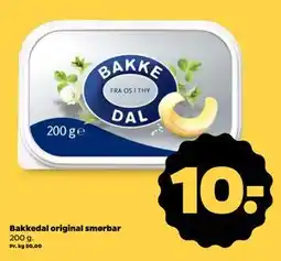 Netto Bakkedal original smørbar, DKK 10 tilbud
