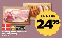 Netto Velsmag dansk nakkefilet eller ribbensteg, DKK 24.95 tilbud