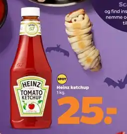 Netto Heinz ketchup, DKK 25 tilbud