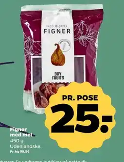 Netto Figner med mel, DKK 25 tilbud