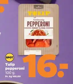 Netto Tulip pepperoni, DKK 16 tilbud