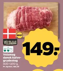Netto Velsmag dansk kalvegrydesteg, DKK 149 tilbud