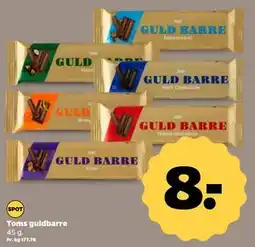 Netto Toms guldbarre, DKK 8 tilbud